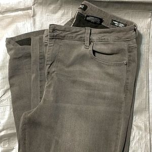 Gray women's jeans.
